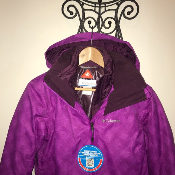 Columbia OmniHeat Interchange Fuchsia Jacket BNWT - Picture 11 of 15